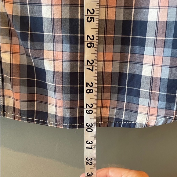 Men’s Flag & Anthem Plaid Button Down Shirt in Size Large - Picture 4 of 8